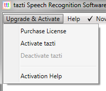 activation menu